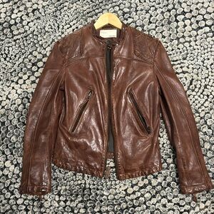 William Rast Genuine Leather Moto Jacket